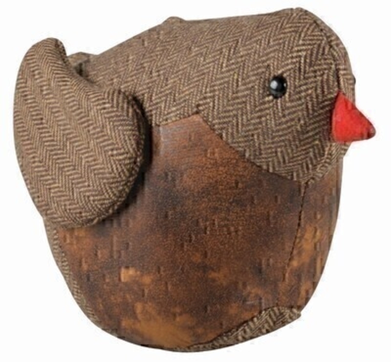 Large Bird Material Doorstop